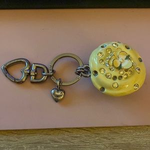 Juicy couture cupcake keychain